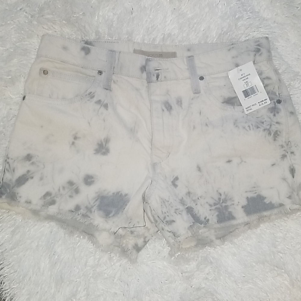NWT! JOE'S JEANS GRAY/WHITE SHORTS